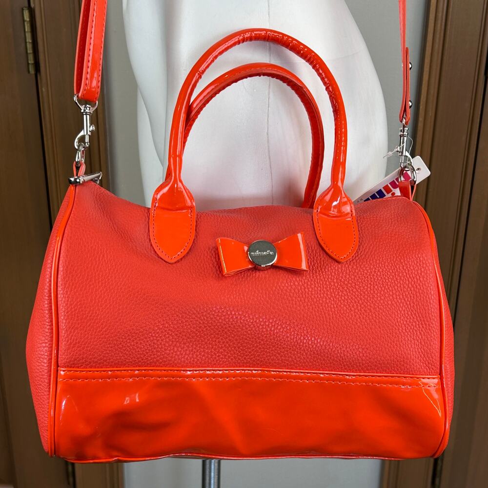 Mimosa by Rossetti Orange faux leather Conversion Purse